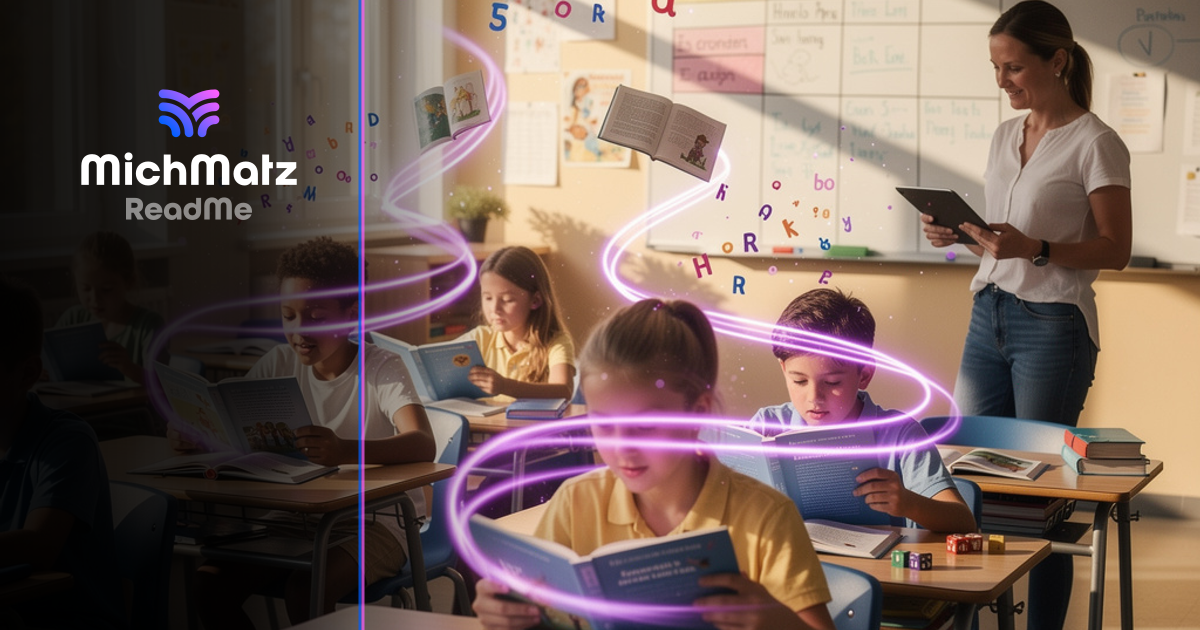 Nytt skoleår, nyleserutine: Lesetid fra dag 1 — Illustrasjonsbilde (laget ved hjelp av KI)